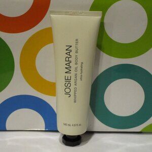 JOSIE MARAN ~ WHIPPED ARGAN OIL BODY BUTTER ~ STRAWBERRIES AND CREAM ~ 4.6 OZ